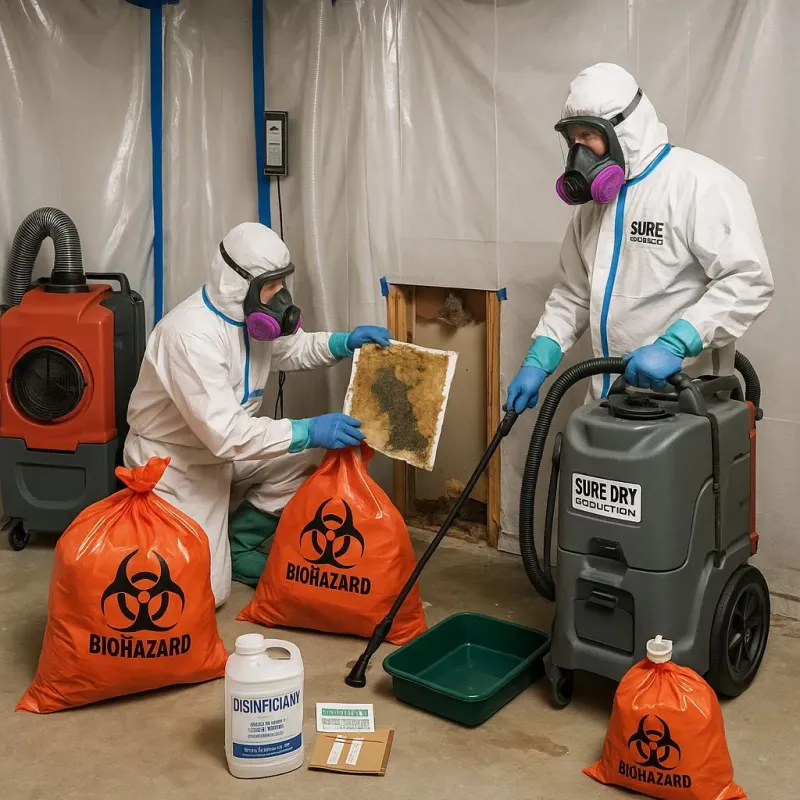 Contaminated Water Handling Protocols process in North Center, IL