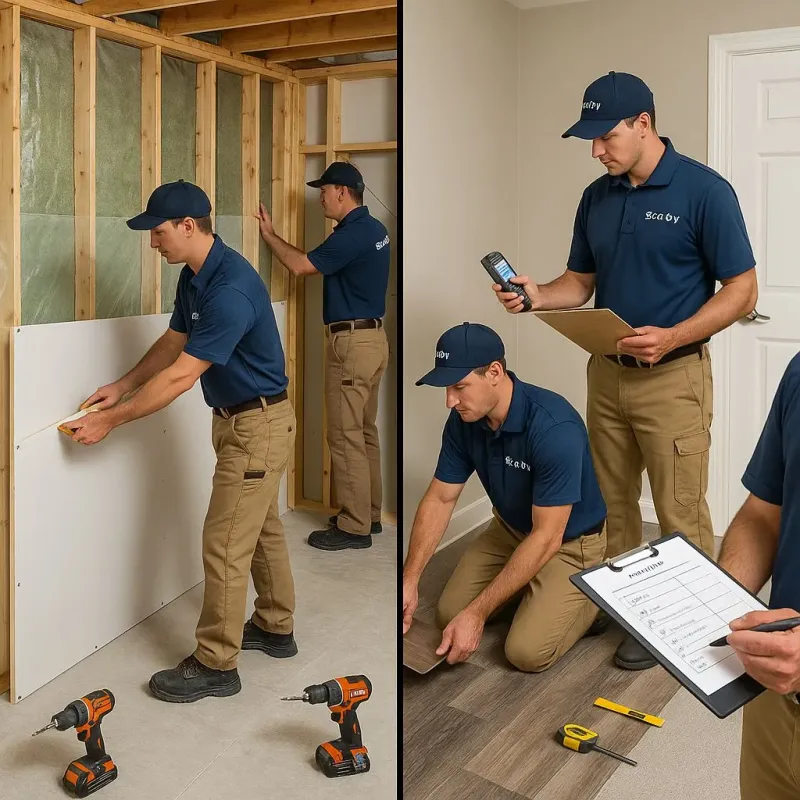 Repairs and Reconstruction process in North Center, IL
