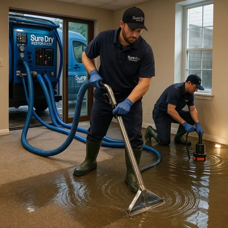Water Extraction and Removal process in North Center, IL